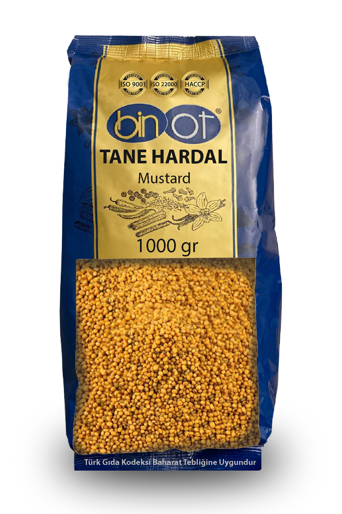 BİNOT HARDAL TANE 1 KG